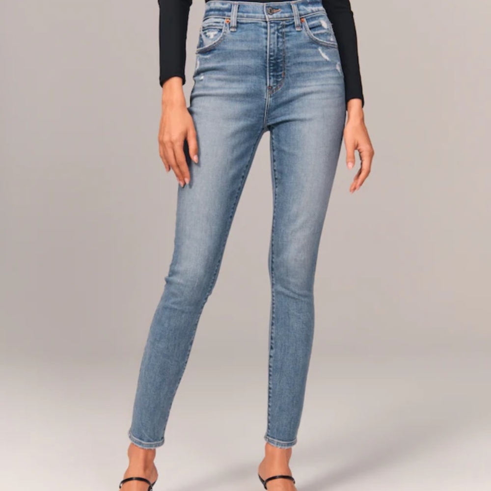 Abercrombie High Rise Super Skinny Jeans